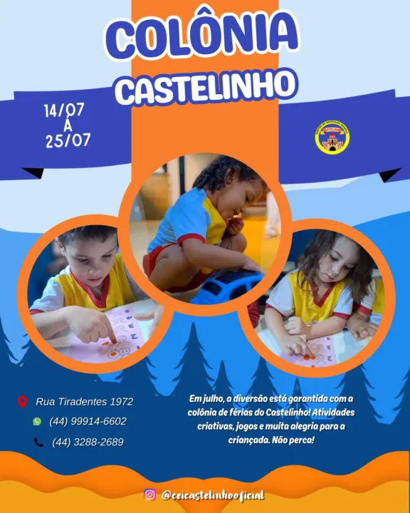 Por Que Colocar Seu Filho em uma Colônia de Férias em Julho? 3 Colônia de Férias e Matrículas 2025: Promoção Imperdível no CEI Castelinho!