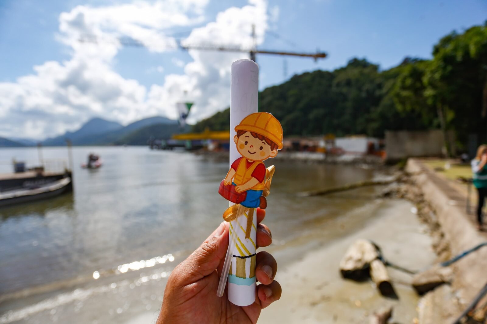 Do sonho à realidade: Governador Ratinho Junior visitou canteiro de obras da Ponte de Guaratuba que alcançou 50% de conclusão 8 1000189735