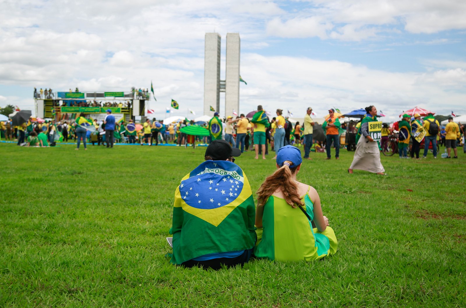 Patriotas fazem manifestação na Esplanada dos Ministérios em Brasília 4 Esplanada dos Ministérios em Brasília