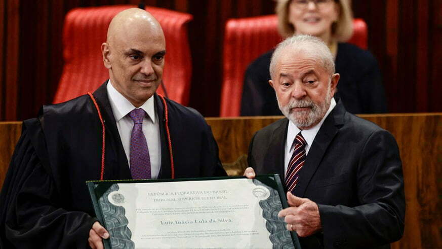 Lula e Alexandre de Moraes