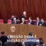 missão dada, missão cumprida