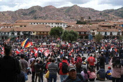 Protestos no Peru