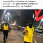 Manifestante esquerdista