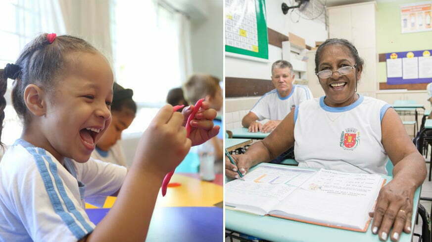 Maringá matrículas ensino fundamental EJA