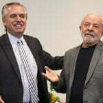 Luiz Inácio Lula da Silva e Alberto Fernández