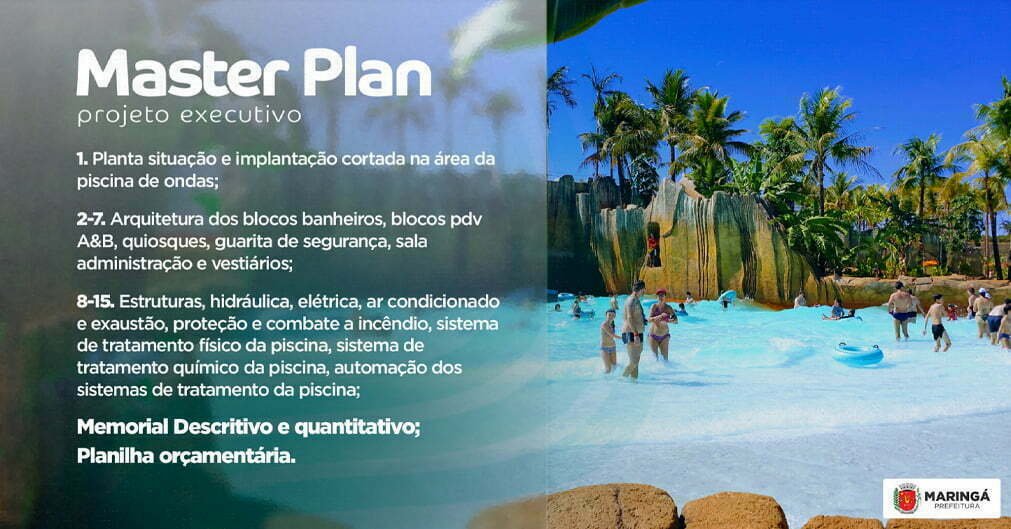 Prainha de Maringá: Ulisses Maia anuncia início das obras para setembro 10 Parque das Águas - Prainha de Maringá
