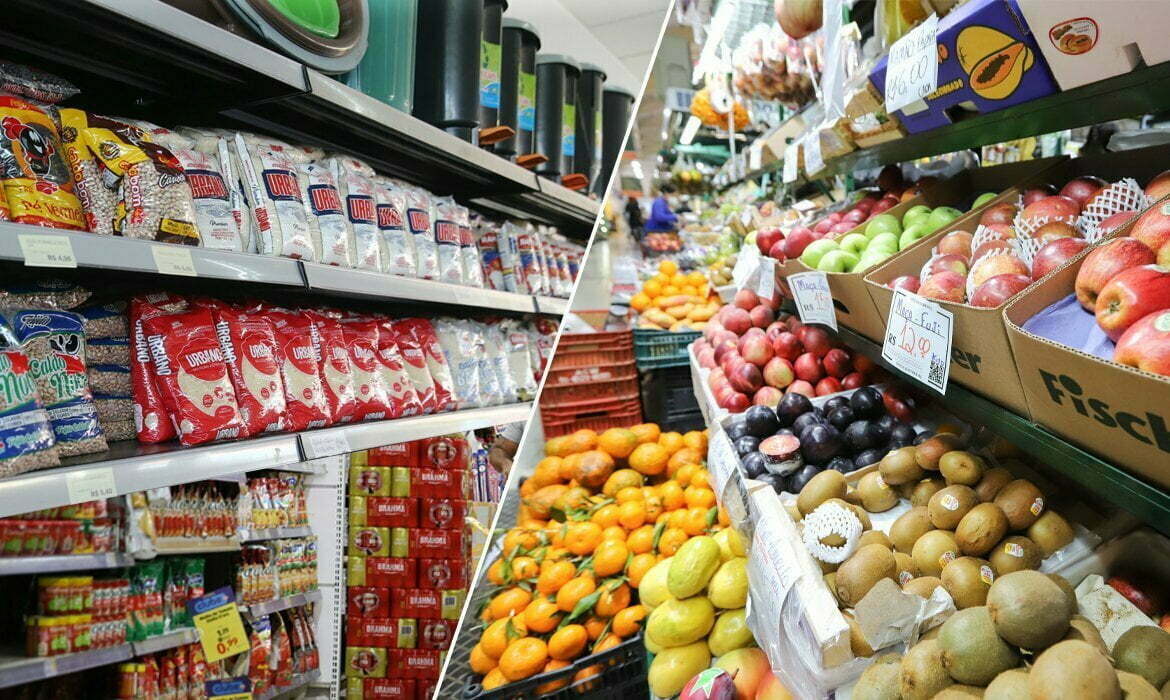 Preços dos alimentos permaneceram estáveis em janeiro, aponta índice do Ipardes