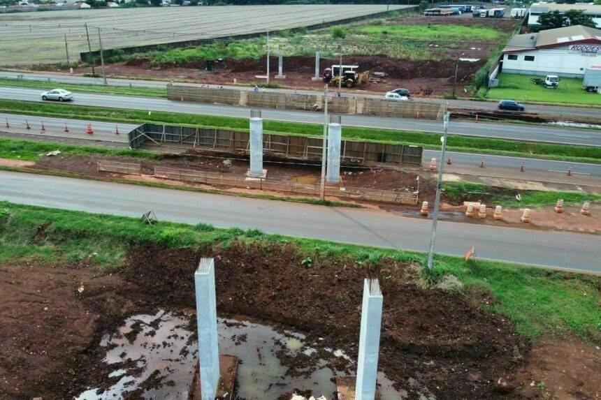 perimetral pilares viaduto br 277