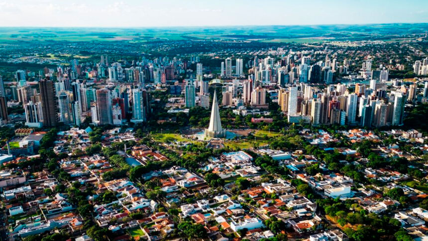 Maringá, norte do Paraná, Brasil.