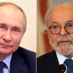 Presidente do brasil Luiz Inacio Lula da Silva PT e o presidente da Russia Vladimir Putin