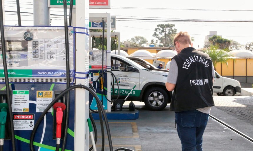 Procon PR em posto de combustivel