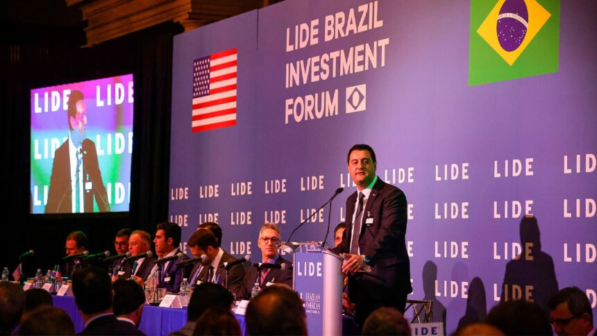 Ratinho Junior no Lide Brazil Forum Investment