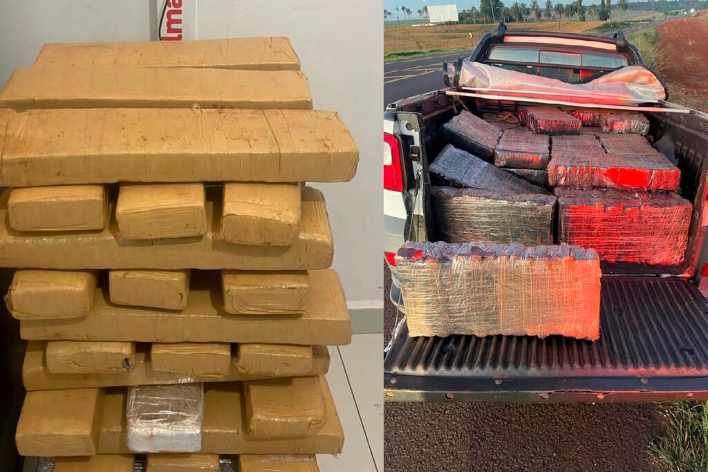 Tentou fugir e capotou! Polícia prende carros com centenas de quilos de maconha 2 whatsapp image 2023 06 28 at 09.22.44