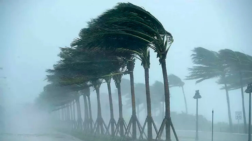 Ciclone, frio e chuva intensa