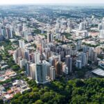 Maringa terceira maior cidade do estado do Parana Brasil