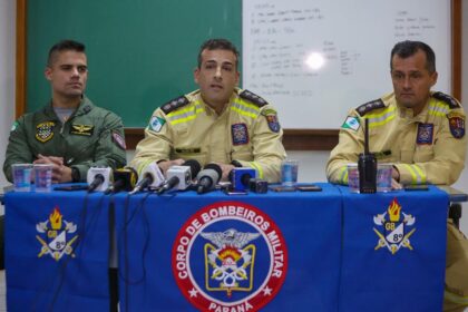 Corpo de Bombeiros sobre o avião desaparecido