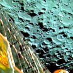 Índia pousa sonda espacial, nave não tripulada Chandrayaan-3 na superfície do polo sul da Lua.