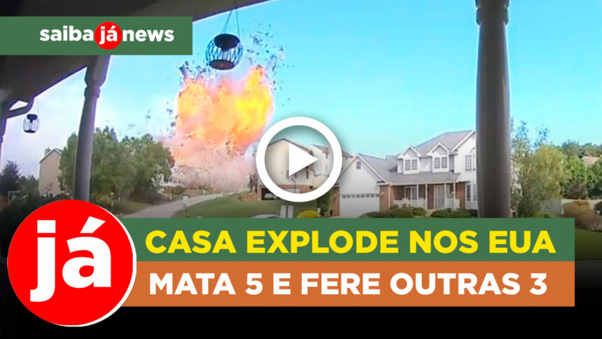 Casa explode nos Estados Unidos