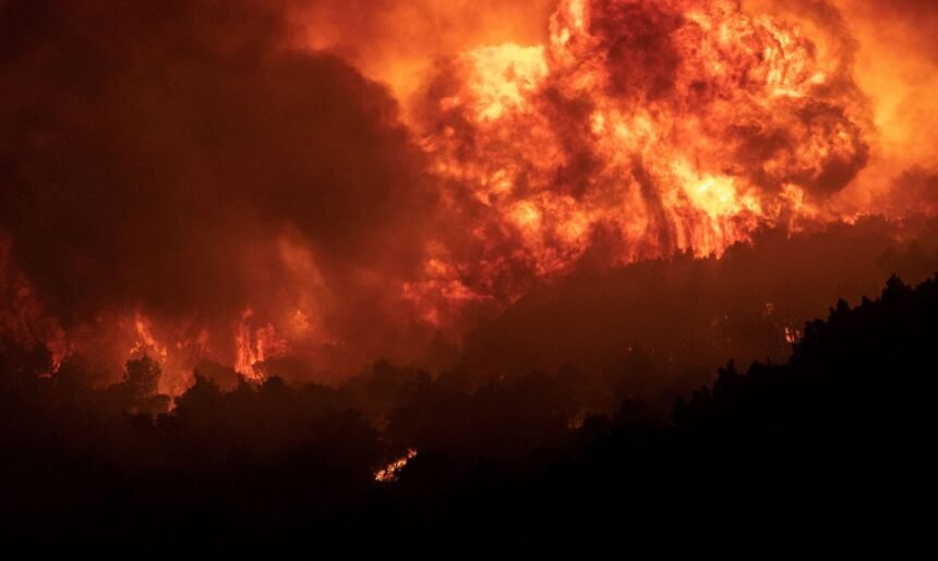 Incêndios florestais na Grécia