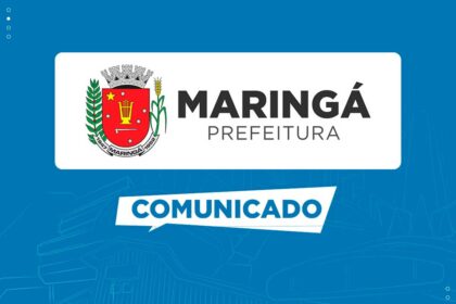 Comunicado do Prefeitura de Maringá