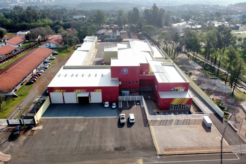 Nova sede do Corpo de Bombeiros de Foz do Iguaçu