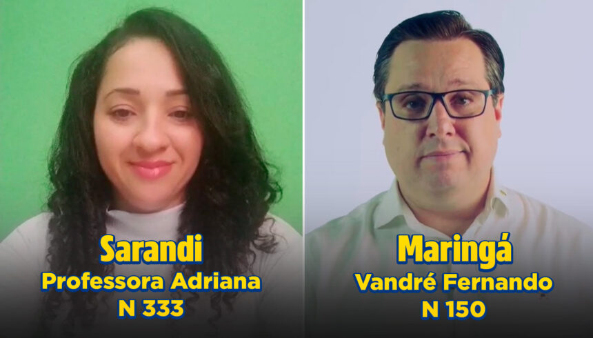 Professora Adriana, Nº333 e Vandré Fernando, Nº 150