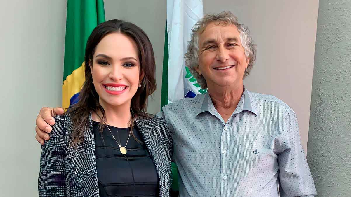 Deputada Maria Victoria e Walter Volpato, prefeito de Sarandi