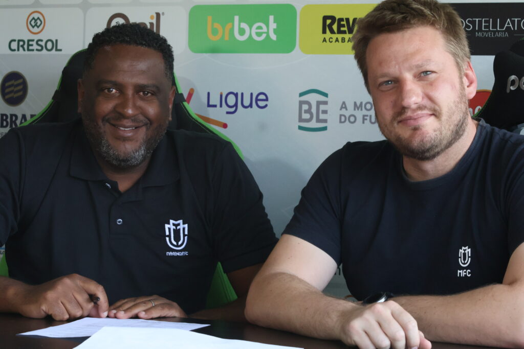 Maringá Futebol Clube renova o contrato com o técnico Jorge Castilho para a temporada de 2024 2 O presidente João Vitor Mazzer explicou a importância do treinador Jorge Castilho para o Maringá FC