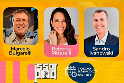 Isso Pod | Marcelo Marbulgarelli, Roberta Pittarelli e Sandro Ivanowski estreiam canal de podcast no Youtube