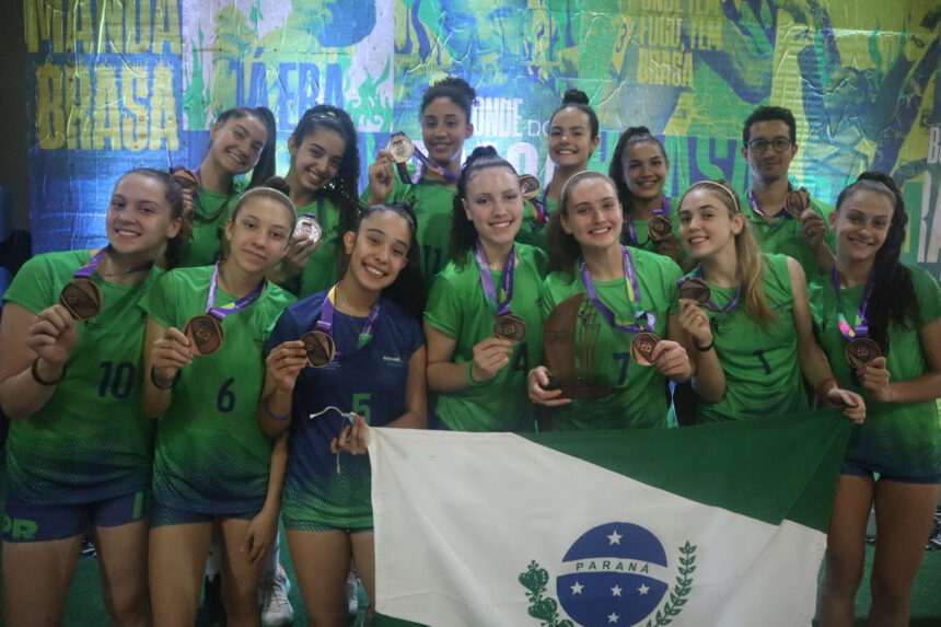 Paraná ocupa terceira posição nos Jogos da Juventude 2023, com 42 medalhas