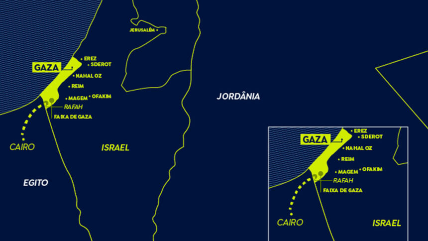 Cairo, faixa de Gaza e Israel