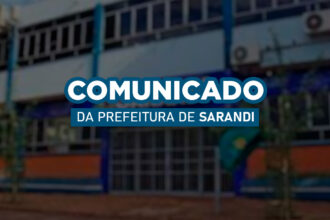 Comunicado da Prefeitura de Sarandi