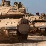 Tanques de guerra do exército israelense