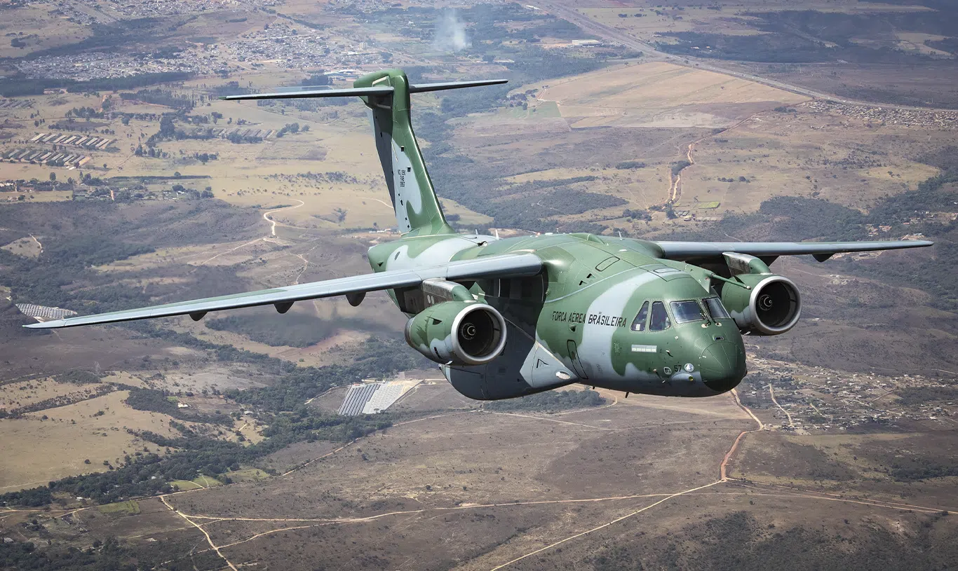 KC-390 de Tel Aviv para o Brasil