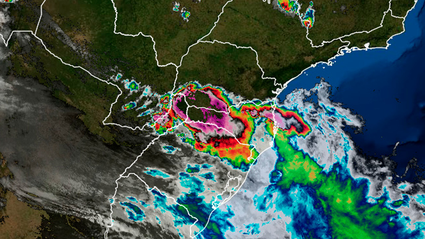 Simepar prevê de temporais nesta quinta, 12 de outubro, feriado nacional