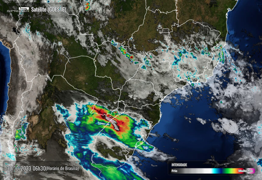 Radar Simepar - Previsão do tempo 30-10-2023