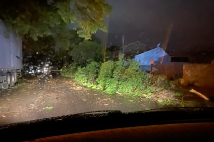 Forte tempestade causa destruição no Jardim Alvorada em Maringá