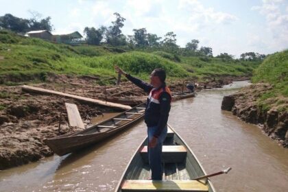 A estiagem atinge 58 municípios do Amazonas, além de Rondônia e Acre, afetando cerca de 500 mil pessoas - Foto: Divulgação/Defesa Civil do Amazonas