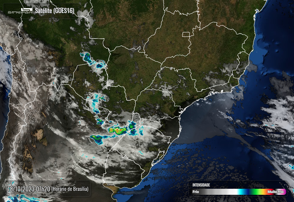 Radar Simepar 18/10/2023