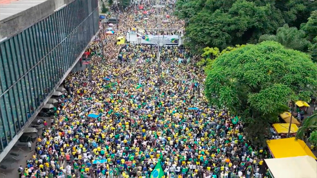 Megamanifestação da direita reúne em torno de 2 milhões de pessoas na Paulista 2 Avenida Paulista em 27 11 2023