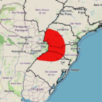 Ciclone extratropical e Frente fria deixam estados do sul em alerta vermelho