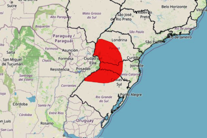 Ciclone extratropical e Frente fria deixam estados do sul em alerta vermelho