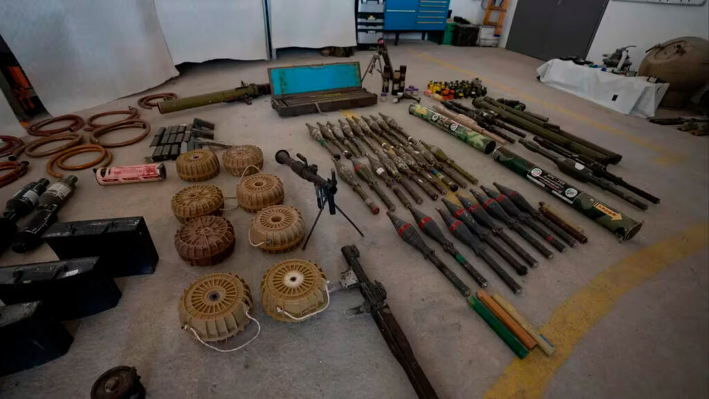 Forcas israelenses encontram armas do Hamas em esconderijo em Gaza2 | Saiba Já News