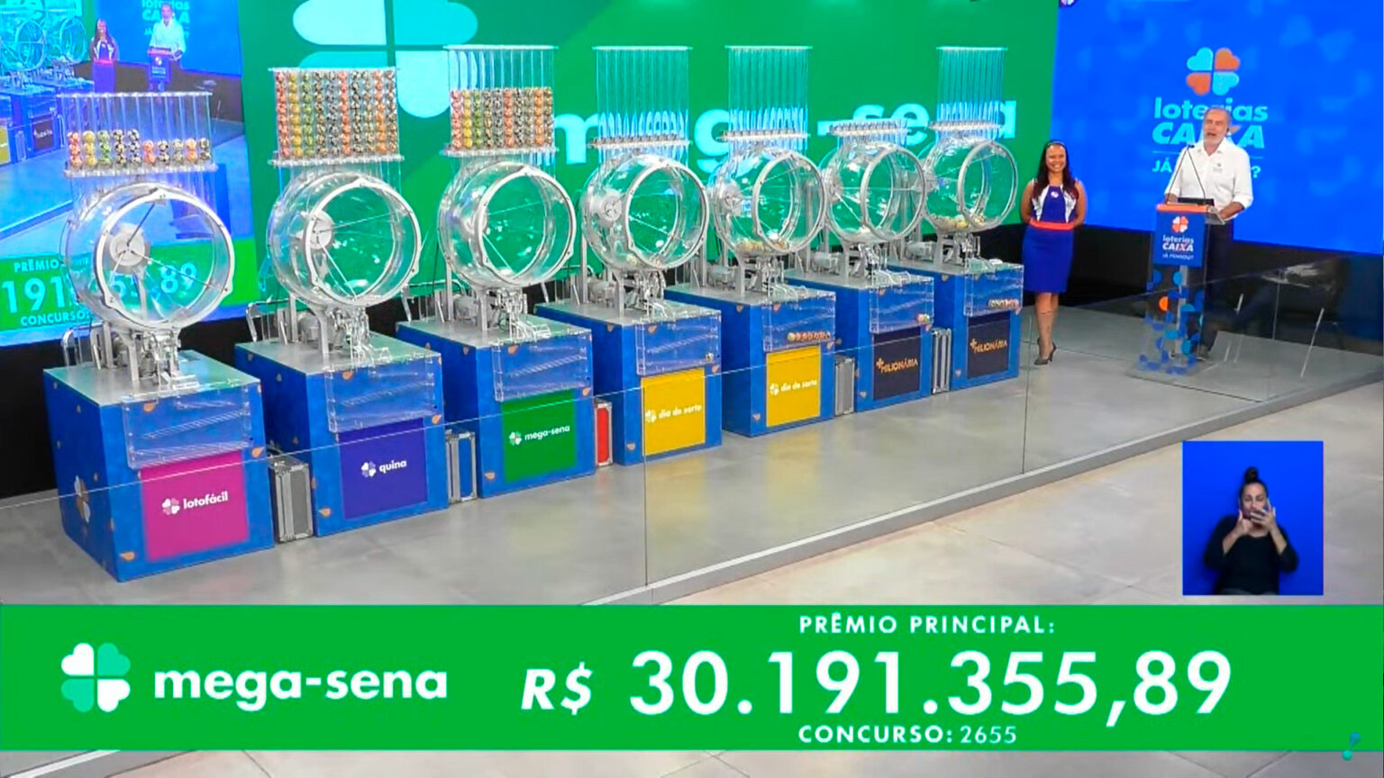 Mega-Sena do concurso 2655
