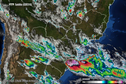 Fim de semana tem previsão de temporais, vendavais e queda de granizo no Paraná