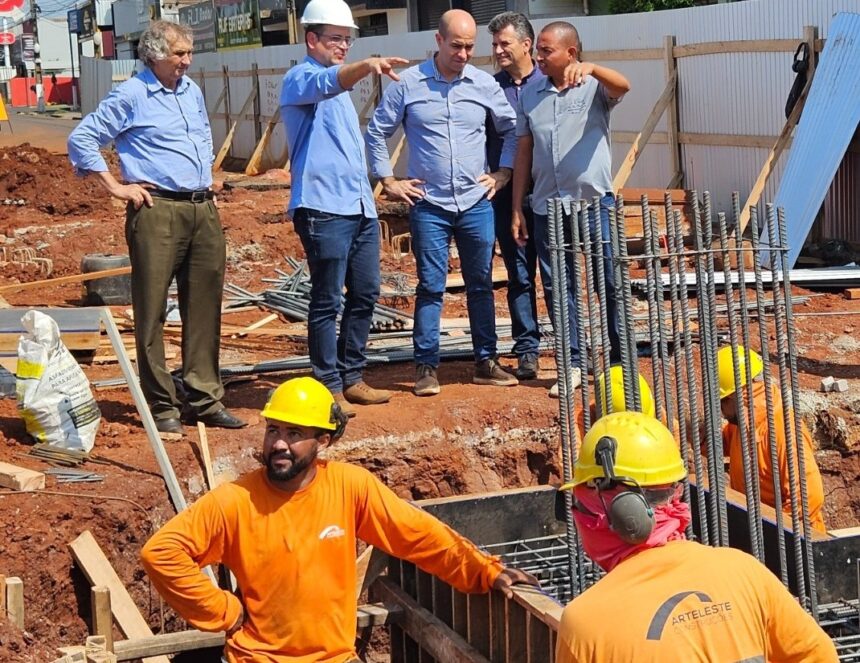 Em Sarandi; Obras dos viadutos seguem em ritmo acelerado
