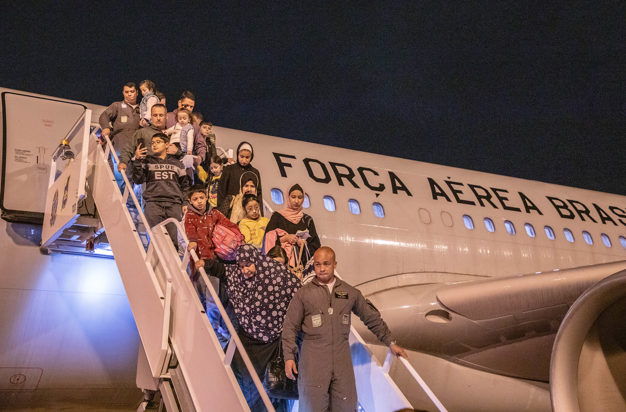 48 pessoas repatriados da Faixa de Gaza chegam ao Brasil