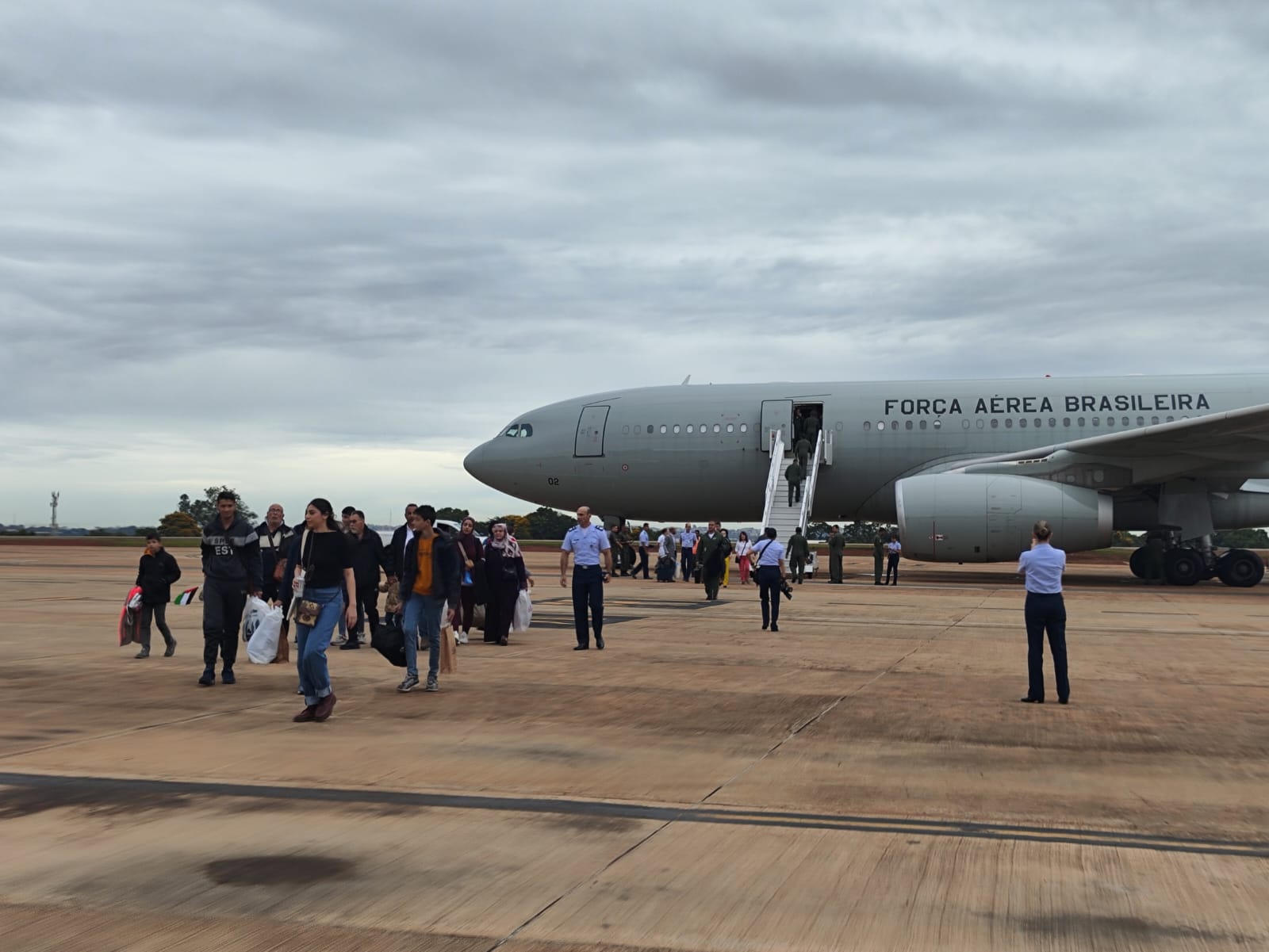 Força Aerea Brasieleira - 3 grupo de repatriados da Faixa de Gaza