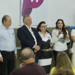 Prefeito de Ubiratã, Fábio D´Alecio e os deputados Maria Victoria e Ricardo Barros