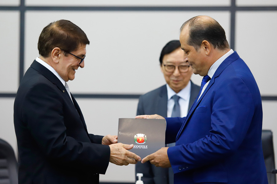 Presidente do Conselho Federal de Corretores de Imóveis, João Teodoro da Silva, é o mais novo Cidadão Honorário de Maringá